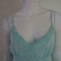 3035 Mintkleurige jurk MORGAN; Mt=S