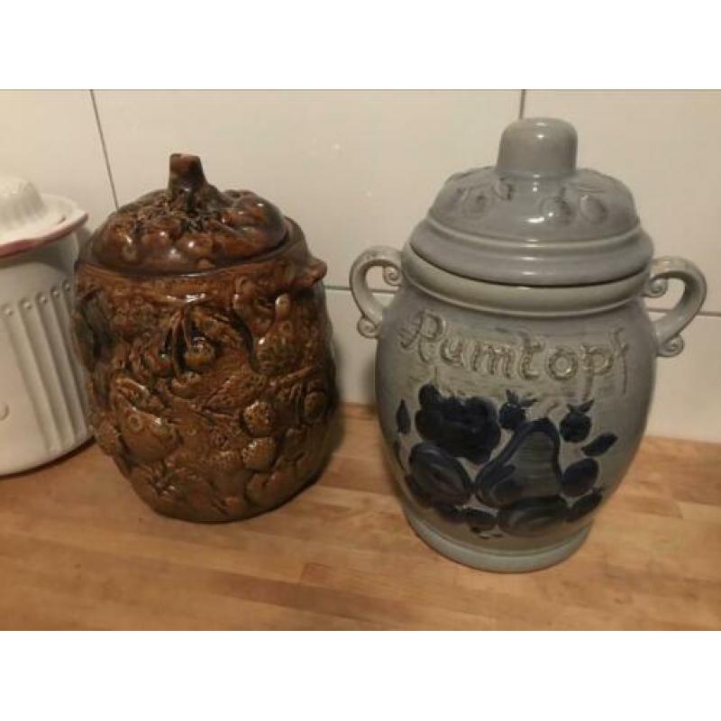 Rumtopf west germany aardewerk potten