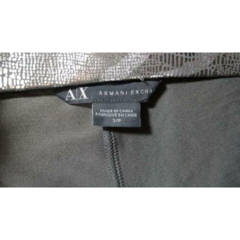 Aparte grijs zilveren legging. Mt S. Merk Armani Exchange