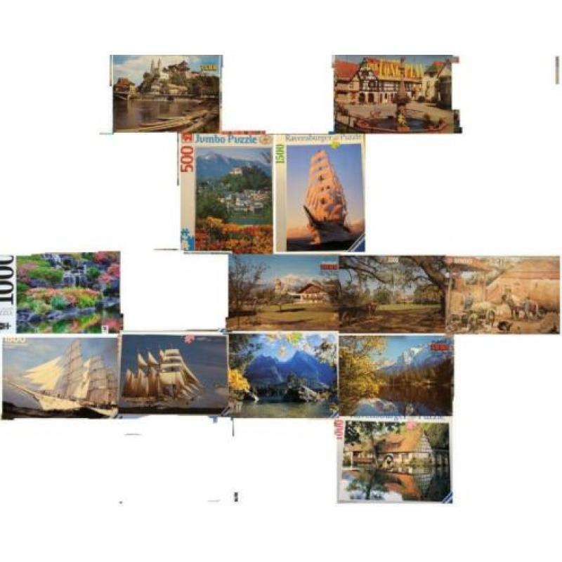diverse puzzels opruiming