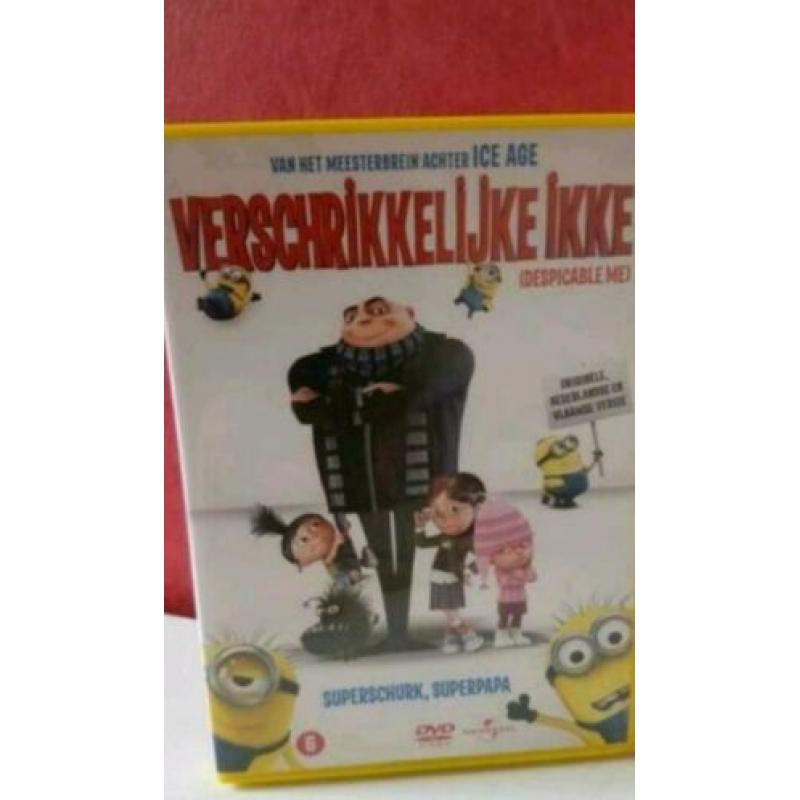 Verschrikkelijke Ikke 1 + 2 & Minions 3 dvds + 14 poppetjes