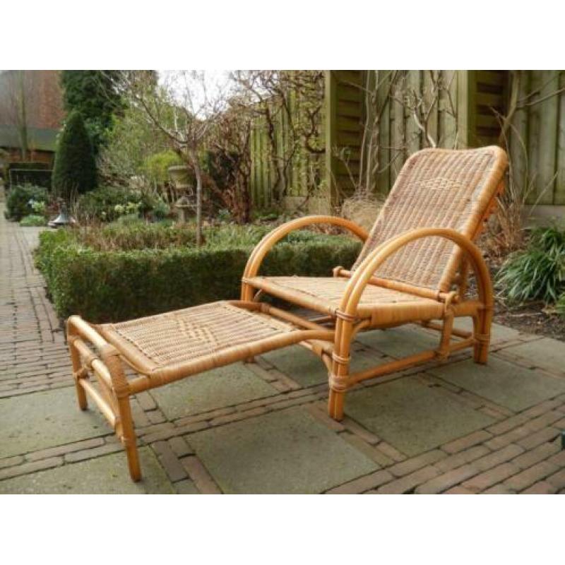 Tuinstoelen met voetenbankje 2