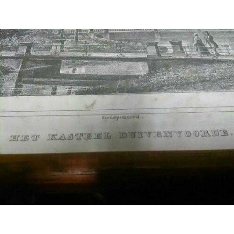 Steendruk i. D. Stenerwald kasteel duivenvoorde