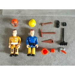 Set Speelfiguren Brandweerman Sam en Arnaud Arnold Arnoud