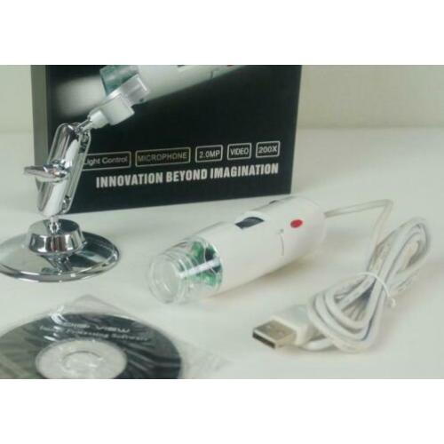 200x USB Microscoopcamera Met ZOOM en Foto Functie