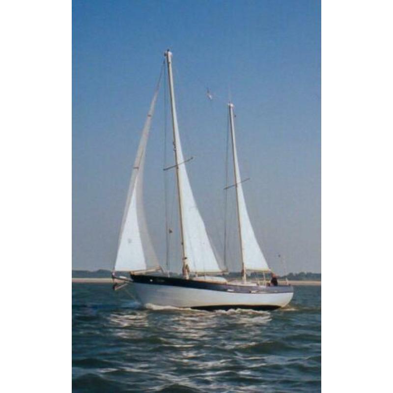 Zeilboot robuuste tweemaster, type S-pant