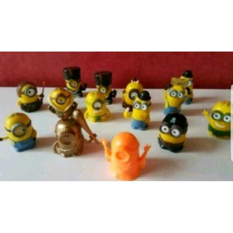 Verschrikkelijke Ikke 1 + 2 & Minions 3 dvds + 14 poppetjes