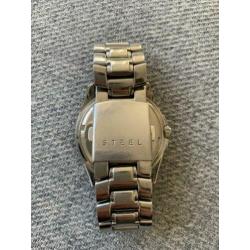 Guess horloge, staal, zirkonium, parelmoer wijzerplaat