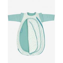 NOOGA 4-SEIZOENEN slaapzak Cocono Green Stripes (small = 60)