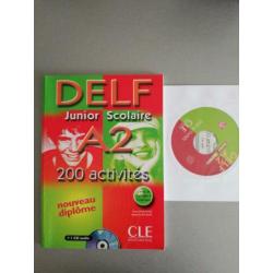 Delf boeken A1, A2, B2 inclusief CD en antwoordmodel