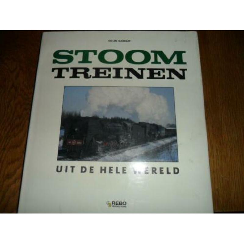 Treinenboek "stoomtreinen uit de hele wereld" Colin Garrett