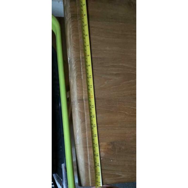 Teak hout dressoir 2M breed bij 50cm diep