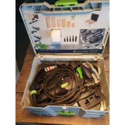 Festool DF 500Q set Domino frees met domino's