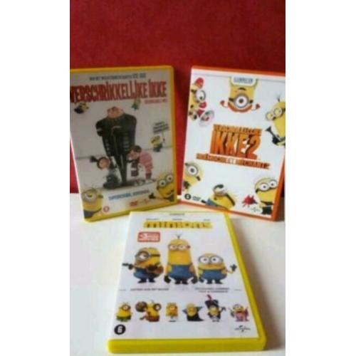 Verschrikkelijke Ikke 1 + 2 & Minions 3 dvds + 14 poppetjes