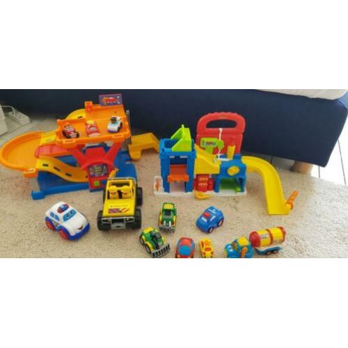 Vtech little people garage heel veel autos en racebaan
