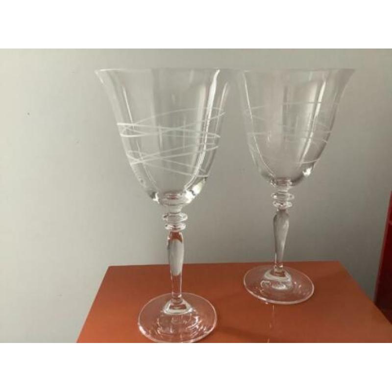 Rosenthal Classic waterglazen Sandstrahldekor 4x