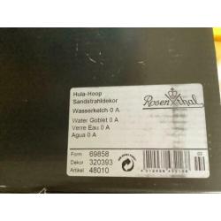 Rosenthal Classic waterglazen Sandstrahldekor 4x