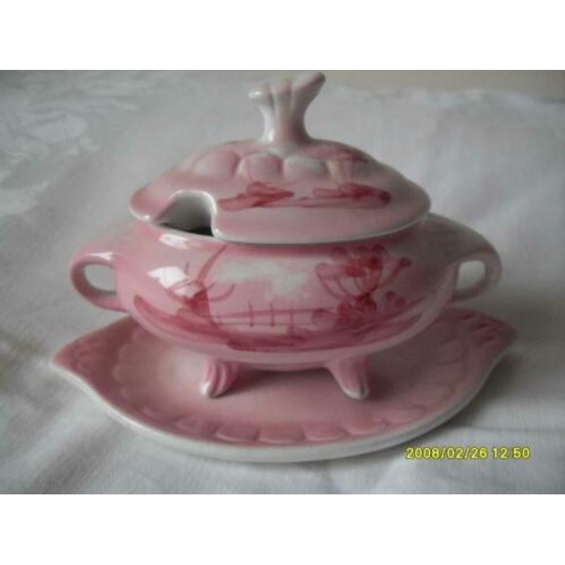 kinder servies soepterrine porselein