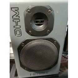 Fatman itube buizen versterker plus ohm speakers