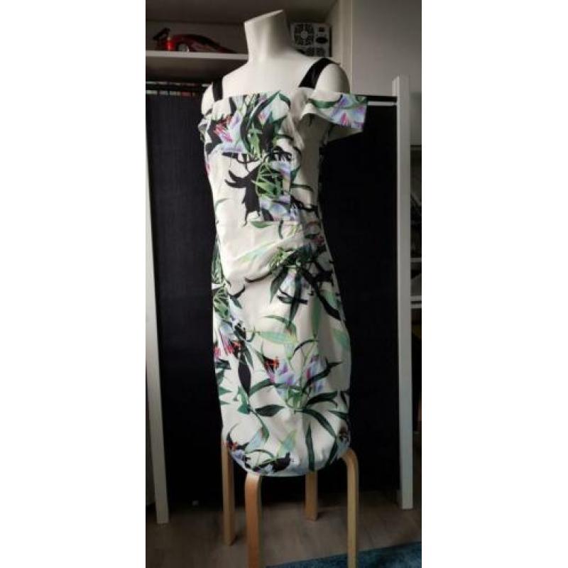 Karen Millen off shoulder jurk mt 40, 1x gedragen??????