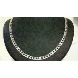 ZS452 Massief Zilveren Fantasie Figaro Collier 79cm