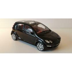 Smart Forfour smart forfour Kyosho zwart 1:18 schaalmodel