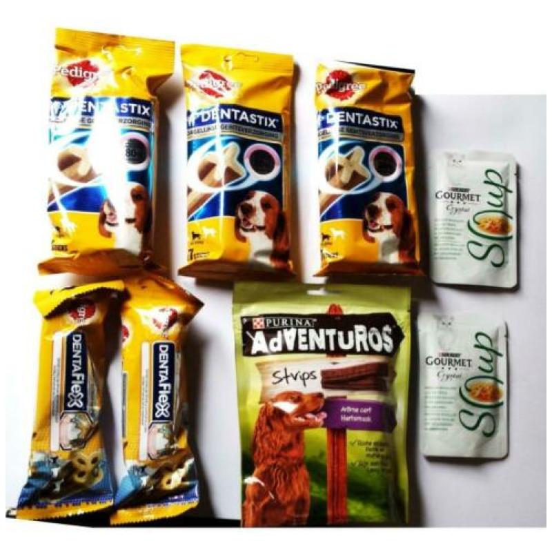 Eten - speel hondenvoer Pedigree Dentaflex, Grondpen, Vissen
