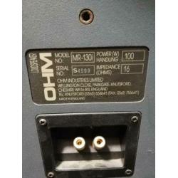 Fatman itube buizen versterker plus ohm speakers