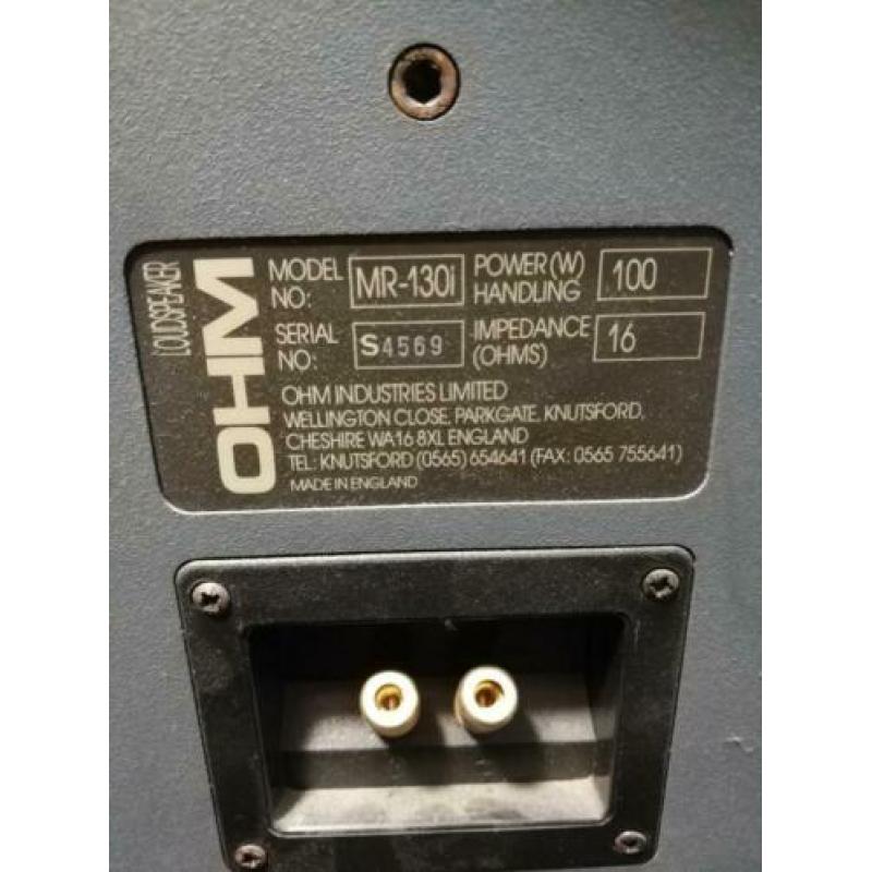 Fatman itube buizen versterker plus ohm speakers