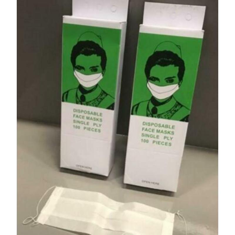 Partij 10.000 mondkapje mondkapjes monddoeken gezichtsmasker