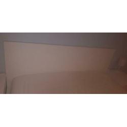 Malm bed hoog 160x200 wit (incl. matras+lattenbodem)