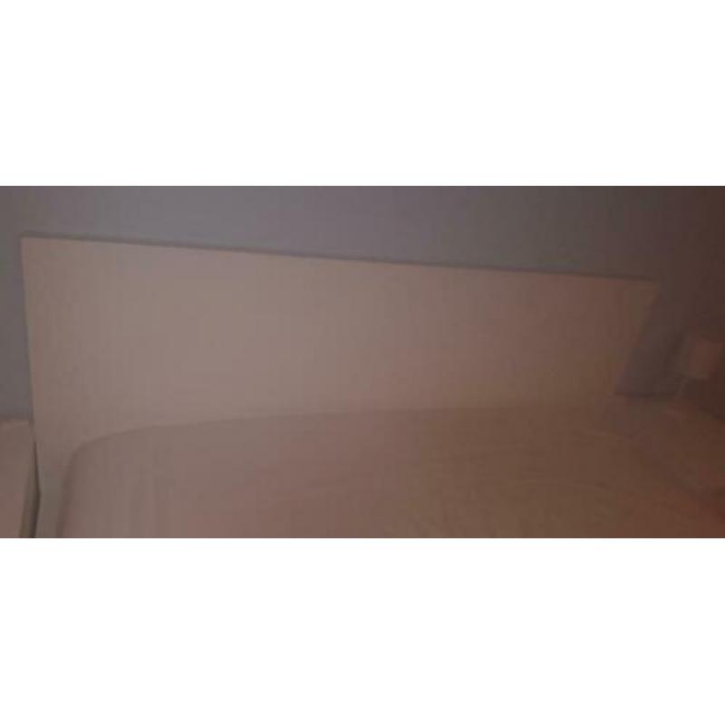 Malm bed hoog 160x200 wit (incl. matras+lattenbodem)