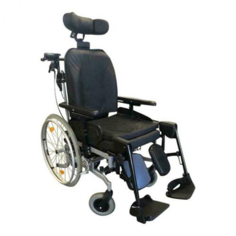 Kantelbare rolstoel met duwondersteuning - 16805632
