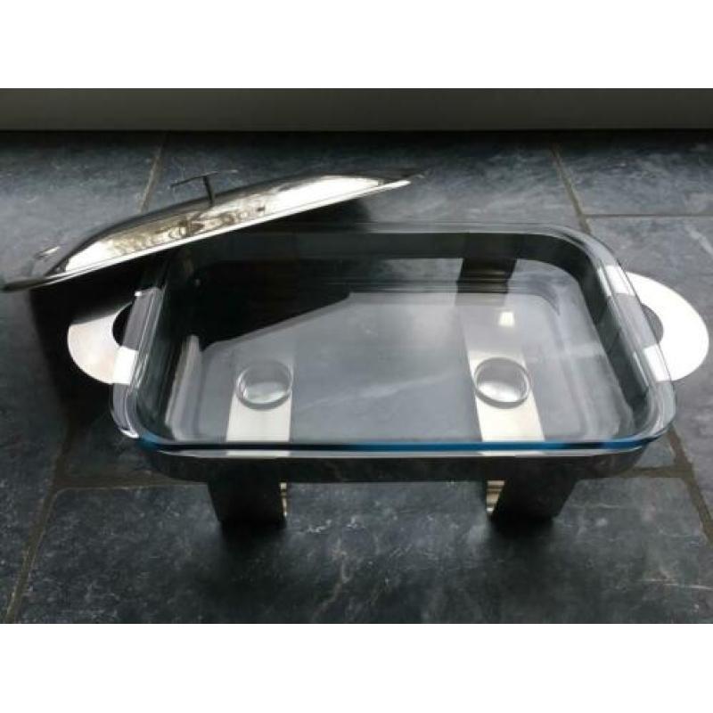 Braadpan, ovenschotel met houder, fondue stel