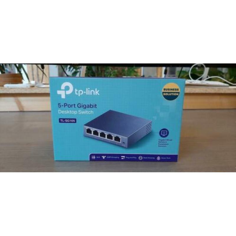 TP-LINK 5 port Gigabit desktop switch type: Tl-sg105