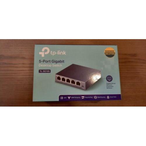 TP-LINK 5 port Gigabit desktop switch type: Tl-sg105
