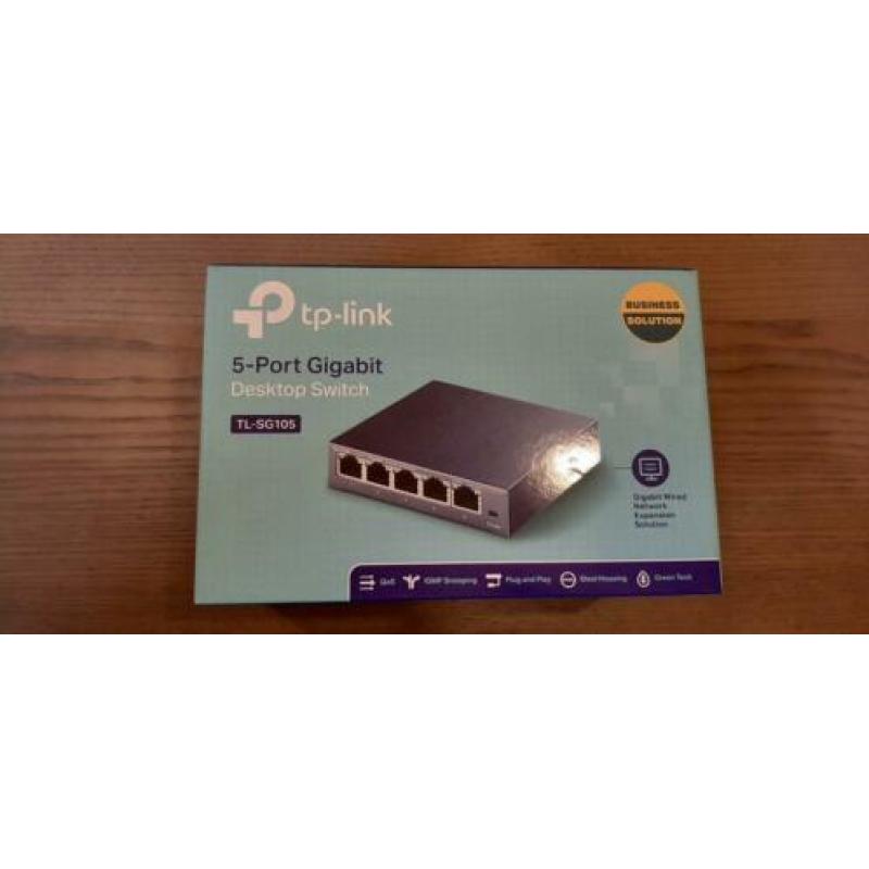 TP-LINK 5 port Gigabit desktop switch type: Tl-sg105