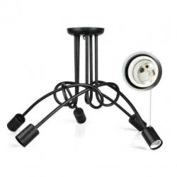 Hanglamp plafondlamp antiek vintage retro 5 armig