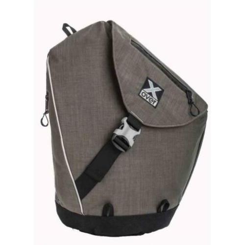 X-Over schoudertas grijs zwart 12 liter