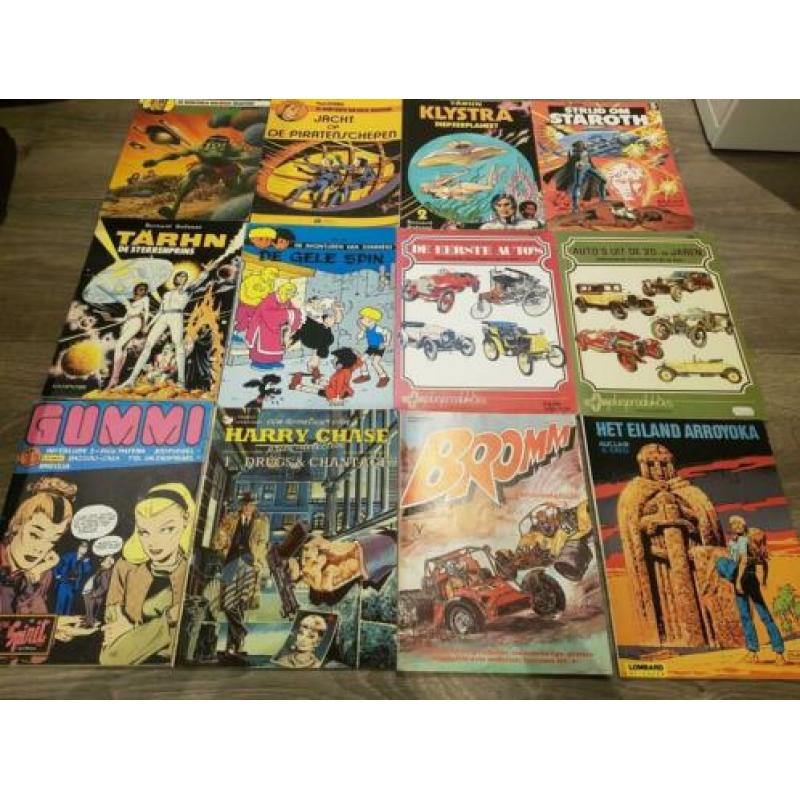 Veel stripboeken
