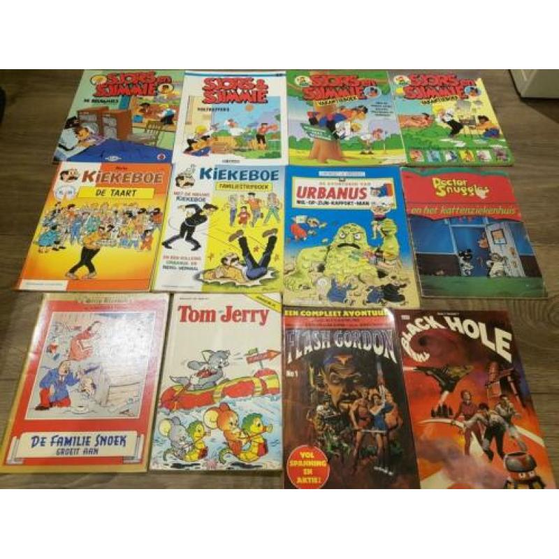 Veel stripboeken