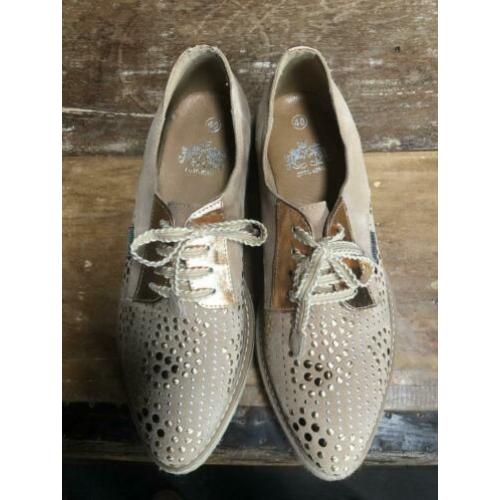 Mooie roze/taupe schoenen Otto Kern 40