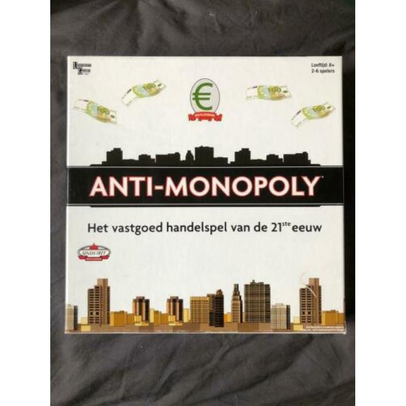 Nieuw spel Anti-Monopoly het vastgoed handelspel vd 21e eeuw