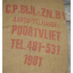 Jute aardappelzak