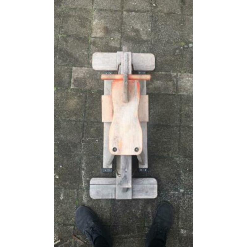Houten hobbel schommel paard
