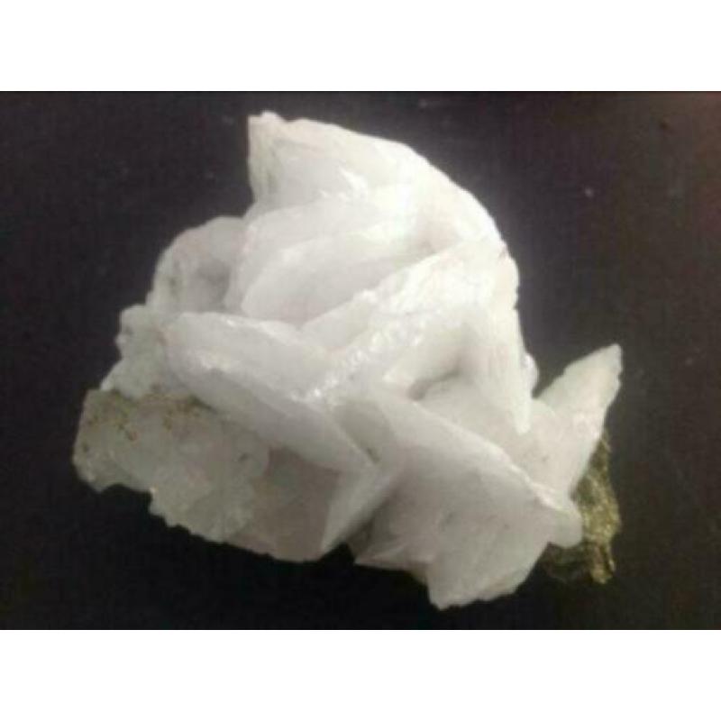 6 x mineraal Angelwing Calciet op Limoniet /Kwarts