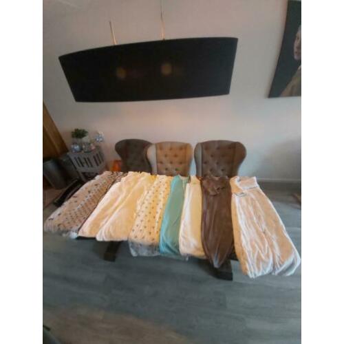 9 x slaapzak 100/110 zomer/winter dik/dun met en zonder mouw
