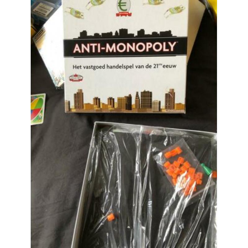 Nieuw spel Anti-Monopoly het vastgoed handelspel vd 21e eeuw