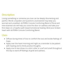 doTERRA Console 5ml - nieuw, extra korting (twv 43.50 euro)