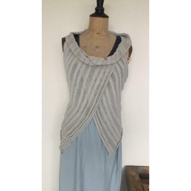 Drycorn lange lichtbleu rok maat L